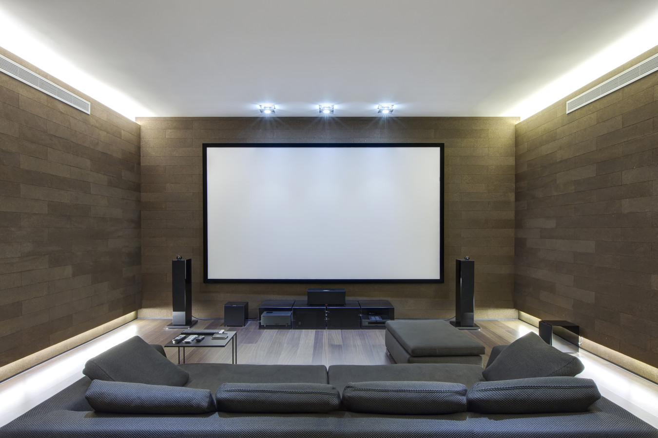 Clean Home Theater Setup